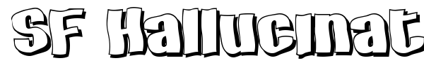 SF Hallucination font preview